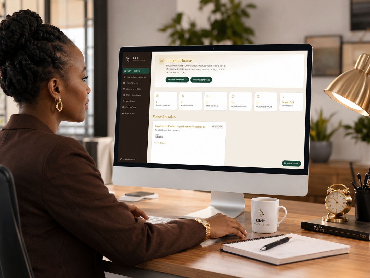 Portail RH Dikdic — tableau de bord client